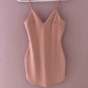 NWT strappy plunge mini dress
